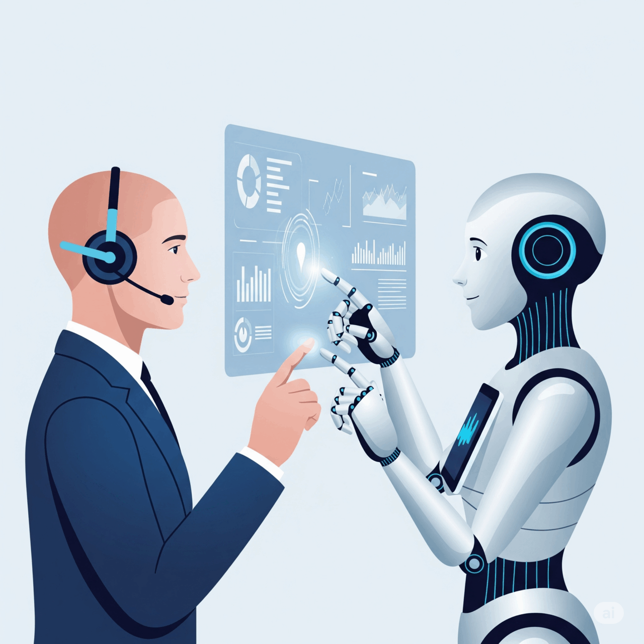 The Future of Work: Human-AI Collaboration in Customer Service and Beyond